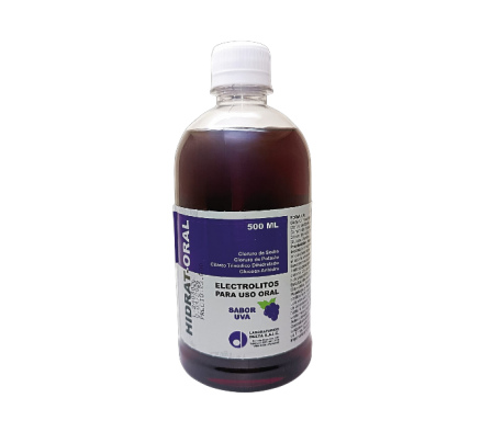 HIDRAT ORAL SUSP SABOR UVA. FCO. X 500 ML.