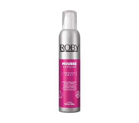 roby mousse capilar 160gr
