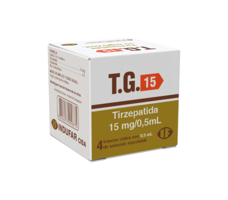 T.G.15 MG SOLUCION INYECTABLE 0,5 ML