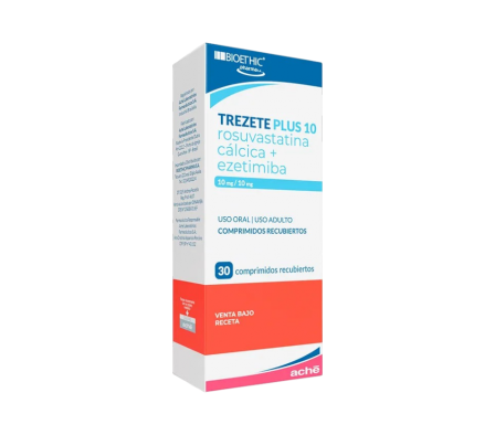 TREZETE PLUS 10 MG CAJA X 30 COMP. RECUB.