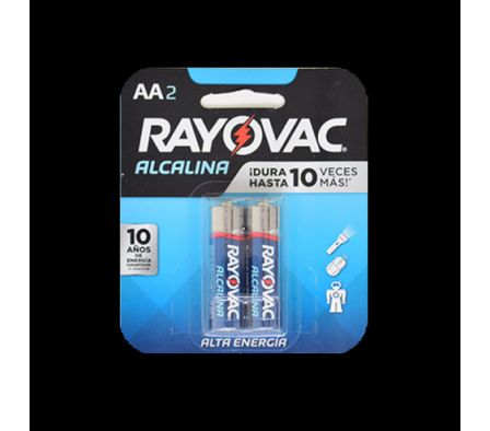 RAYOVAC PILA AA X 2 UNID.
