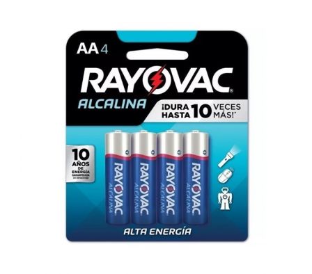 rayovac pila alkalina aa x 4 unid.