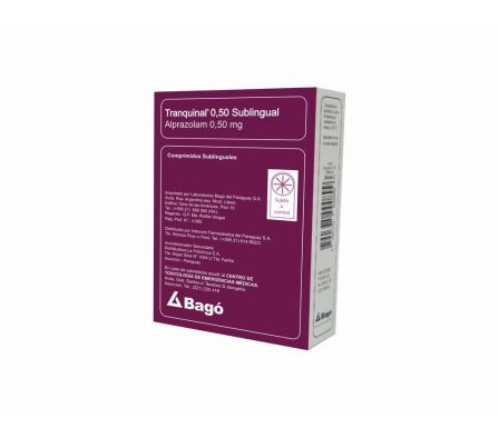 TRANQUINAL 0.50MG SUBLG CAJA X 30