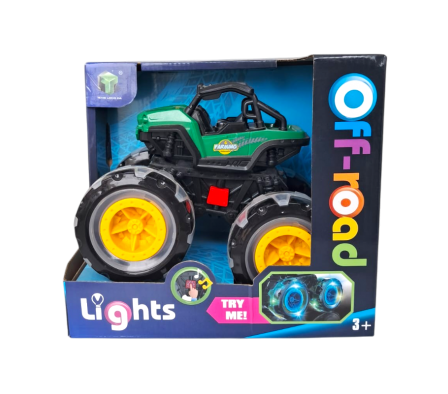 tractor a pila con luz y sonido.