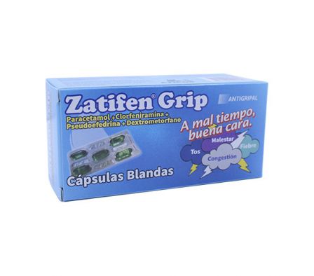 ZATIFEN GRIP  BLISTER X 5 UNIDADES CAPSULAS BLANDAS