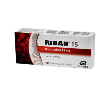 RIBAN 15 MG CAJA X 30 COMPRIMIDOS