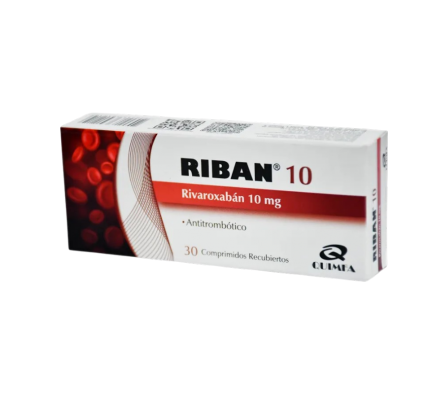 RIBAN 10 MG CAJA X 30 COMPRIMIDOS