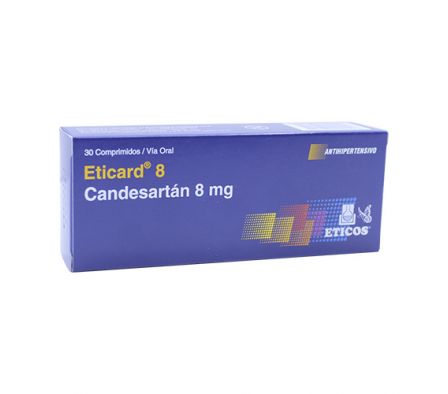 ETICARD 8MG TABL. CAJA X 30