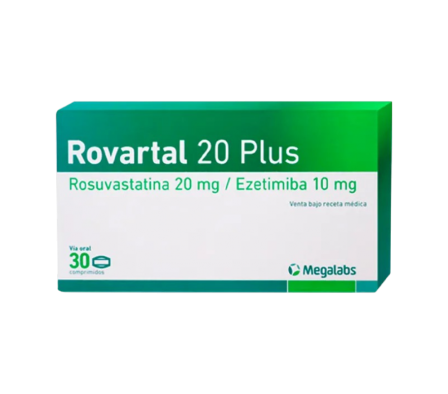 ROVARTAL PLUS 20 MG CAJA X 30 COMPRIMIDOS