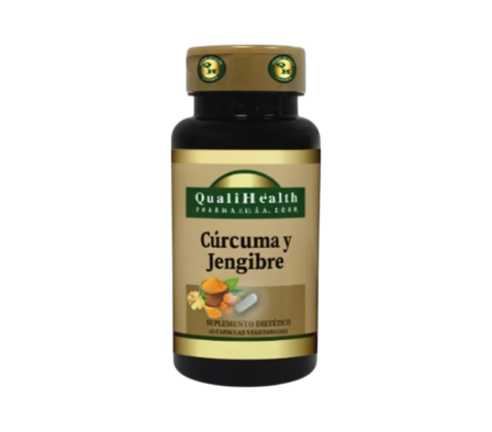 QUALIHEALTH CURCUMA Y JENGIBRE X 60 CAPS