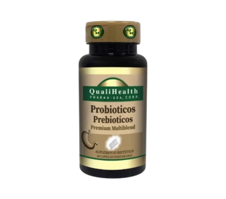 QUALIHEALTH PROBIOTIOCOS PREBIOTICOS 60 X CAPS