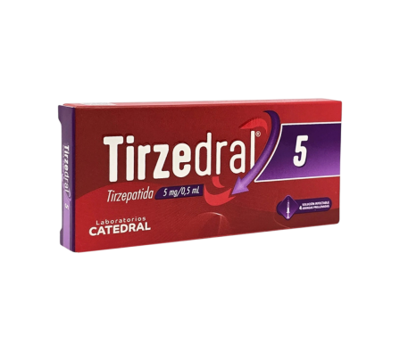 TIRZEDRAL 5 MG INYECTABLE 4 JERINGAS PRELLENADA