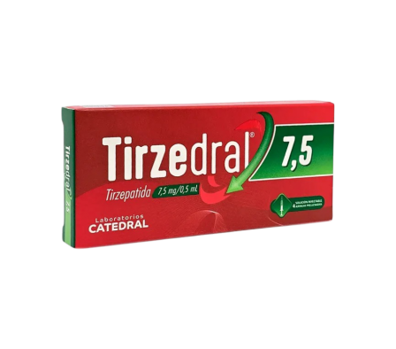 TIRZEDRAL 7,5 MG INYECTABLE 4 JERINGAS PRELLENADA