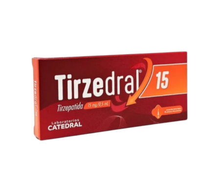 TIRZEDRAL 15 MG INYECTABLE 4 JERINGAS PRELLENADA