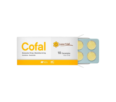 COFAL SABOR MIEL X 10 CARAMELOS