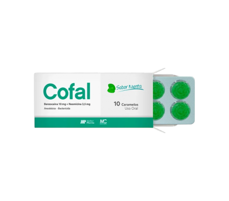 COFAL SABOR MENTA  X 10 CARAMELOS