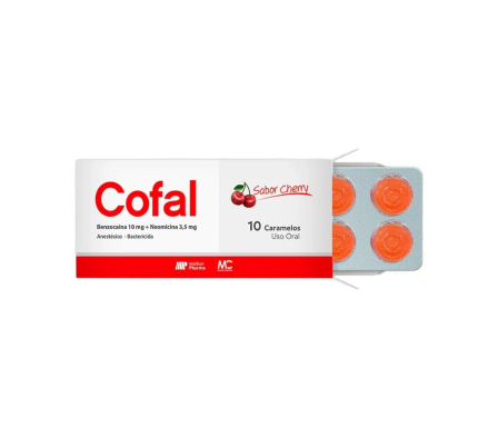 COFAL SABOR CHERRY X10 CARAMELOS