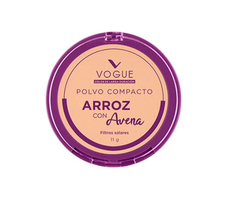 vogue pol compacto de arroz vainilla