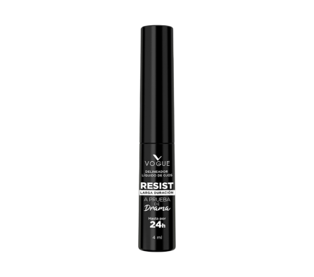 VOGUE DELINEADOR LIQ RESSST NEGRO 4ML