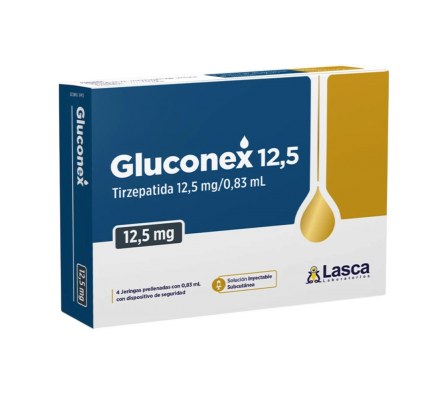 gluconex 12.5 mg caja x 4 jer. prell. x 0,50 ml. cdisp. seg.