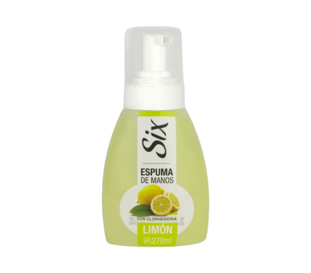 SIX ESPUMA DE MANOS LIMON 270 ML
