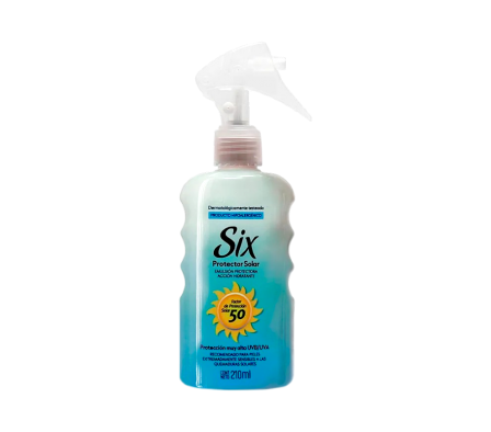 SIX SPLASH PROTECTOR SOLAR FPS 50 210 ML