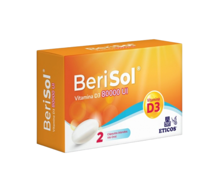 BERISOL VITAMINA D3 80.000 UI X 2 CAPS