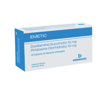 EMETIC CAPS. DE LIB. PROL CAJA X 30
