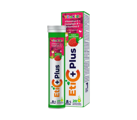 ETICPLUS VITAKIDS TUBO X 20 COMPRIMIDOS EFERV.