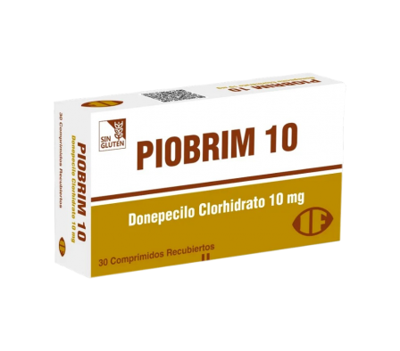 PIOBRIM 10 MG CAJA X 30 COMPRIMIDOS