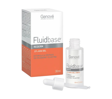 PILOPEPTAN FLUIDBASE REDERM AHA GEL 8% 30ML
