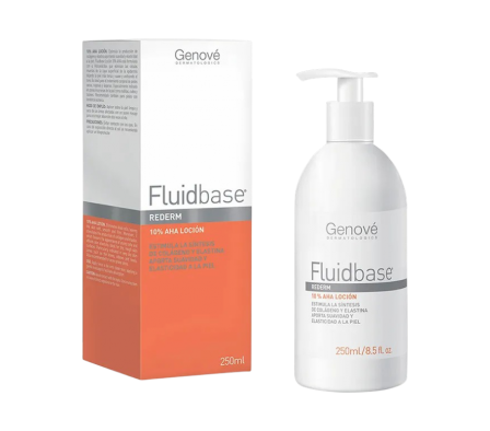 PILOPEPTAN	FLUIDBASE REDERM AHA LOCION 10% 250ML