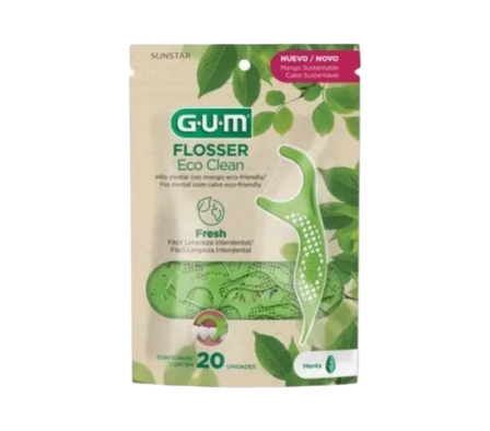 GUM FLOSSERS ECO CLEAN HILO DENTAL X 20 UND