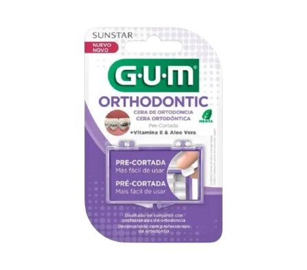 GUM CERA ORTHODONTIC WAX VIT E ALOE VERA X 5 U