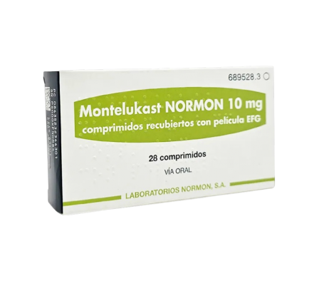 MONTELUKAST NORMON 10 MG CAJA X 28 COMPRIMIDOS