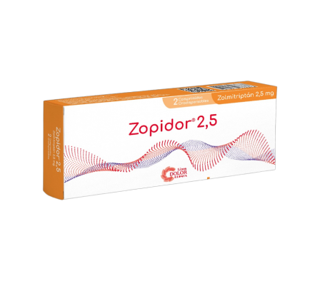 ZOPIDOR 2,5 MG CAJA X 2 COMPRIMIDOS
