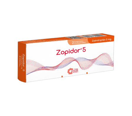 ZOPIDOR 5 MG CAJA X 2 COMPRIMIDOS