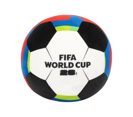 FIFA JAZWARES PELOTA 9CM PELUCHE ROJA