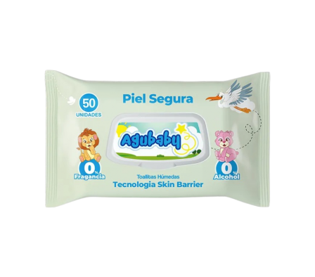 AGUBABY TOALLITA HUMEDA BARRIER 50 UNID.