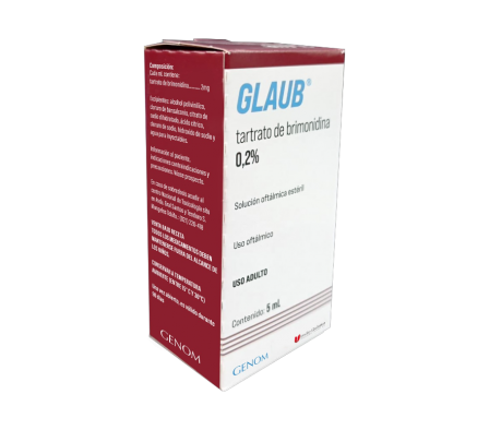 glaub 02% solucion oftalmica frasco x 5 ml