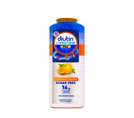 DIUTIN-PROTEIN PLUS NARANJA -BOTELLA X 450  ML