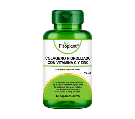 FITOPLANT COLAGENO HIDRO+VIT C+ZINC X60 CAPS