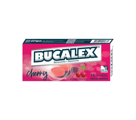 BUCALEX CHERRY 3.5MG CARAM CAJA X 10