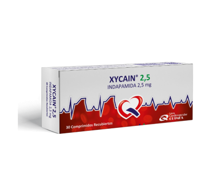 XYCAIN 2,5 MG CAJA X 30 COMPRIMIDOS