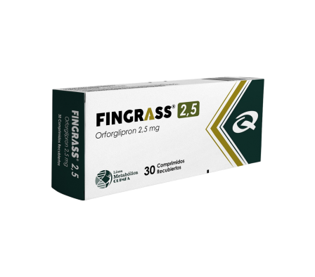 fingrass 2,5 mg caja x 30 comprimidos