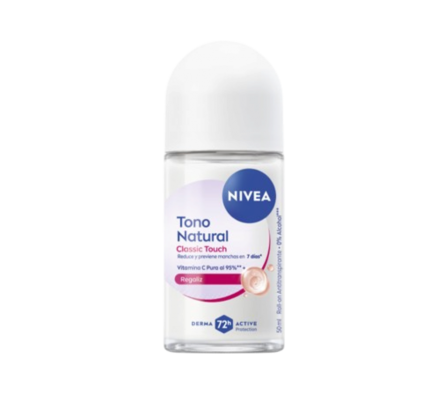 nivea deo roll on tono natural fem 50ml