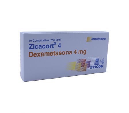 ZICACORT 4MG COMP. CAJA X 10