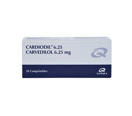 CARDIODIL 6.25MG CO-RAN CAJA X 30