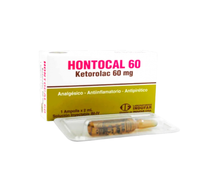 HONTOCAL 60MG INTR. AMPOLLA X 2ML