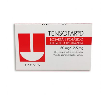TENSOFAR D 50/12.5MG COMP. CAJA X 30
